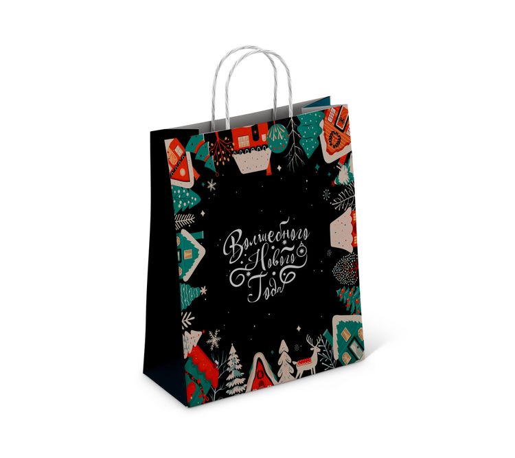 Пакет бумажный "Волшебного НГ"